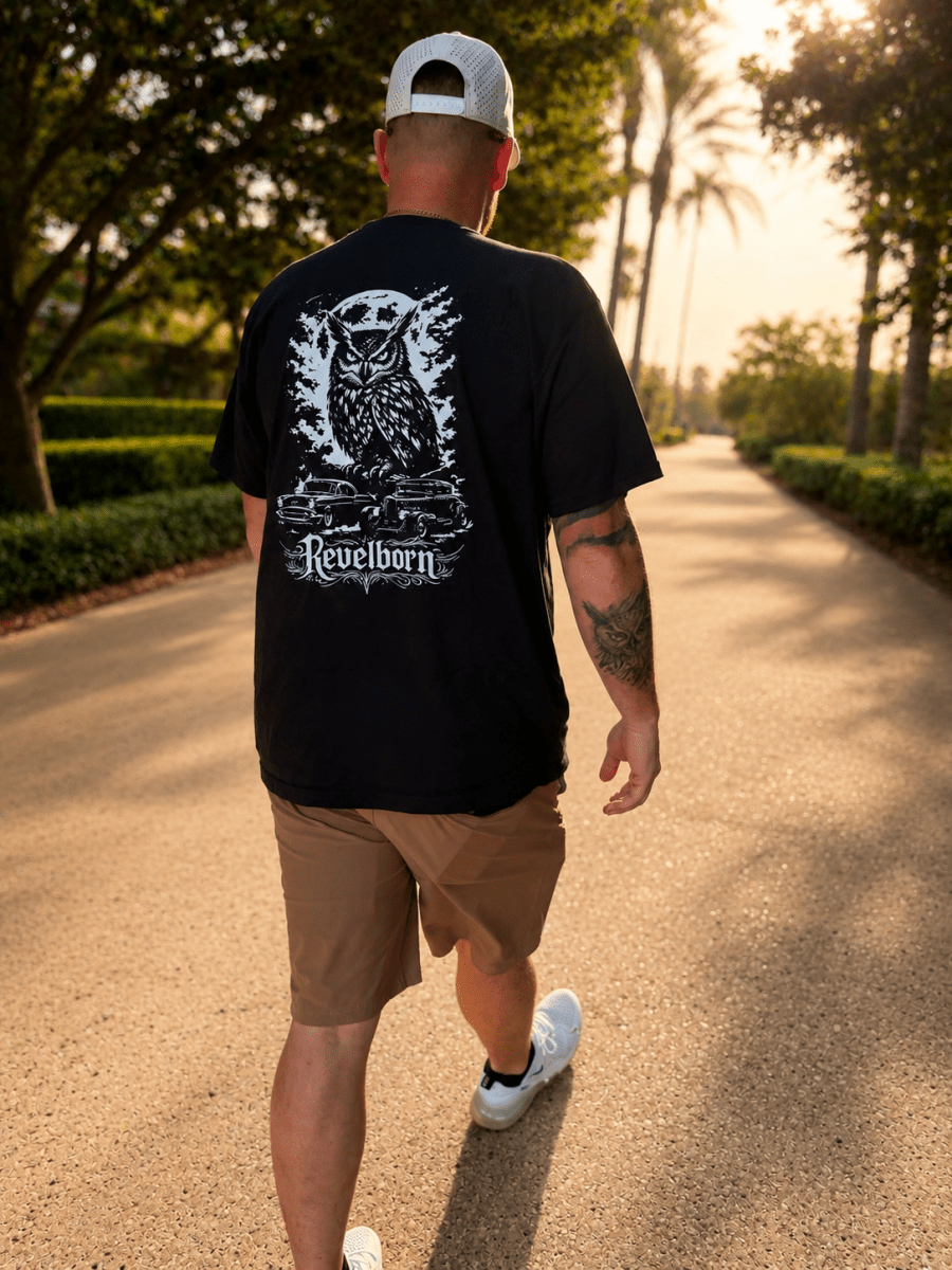 REVELBORN NIGHT OWLS GRAPHIC TEE